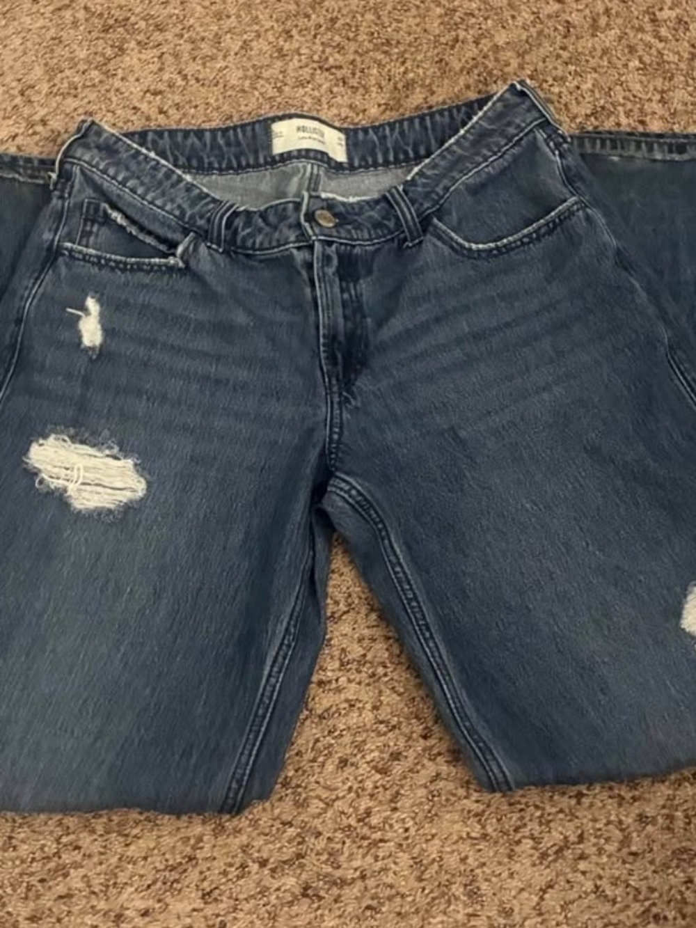 Hollister Low-Rise Baggy Jeans Size 8L W29 Long